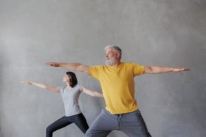 man and woman practicing an active lifestyle to help prevent obesity and diabetes